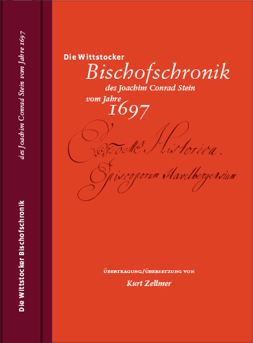 Buchgestaltung: Wittstocker Bischofschronik, Cover und Buchrücken