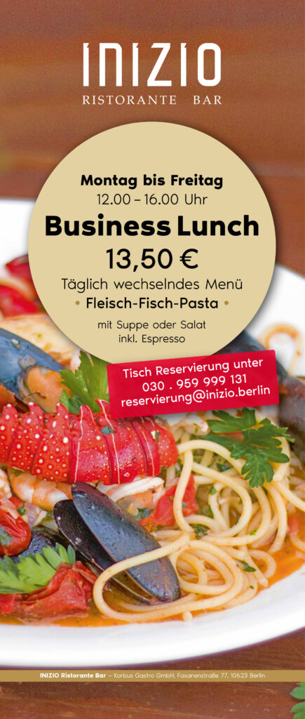 Rollup für das Ristorante INIZIO