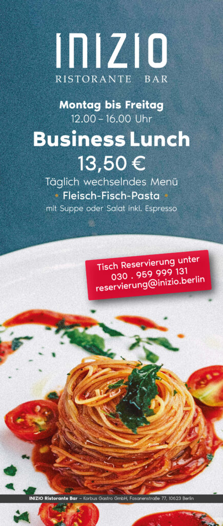 Rollup für das Ristorante INIZIO